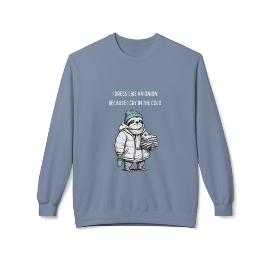 Crewneck Sweatshirt - Funny Cold Weather Graphic