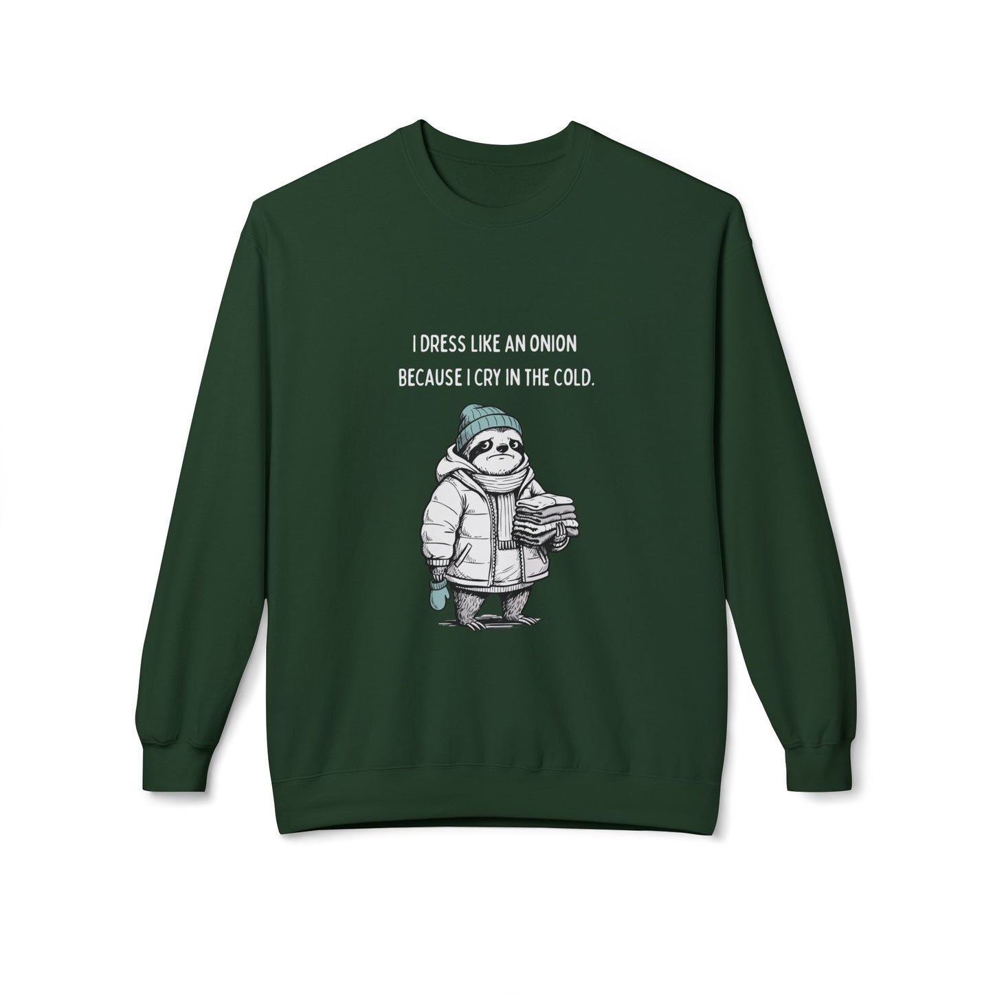 Crewneck Sweatshirt - Funny Cold Weather Graphic